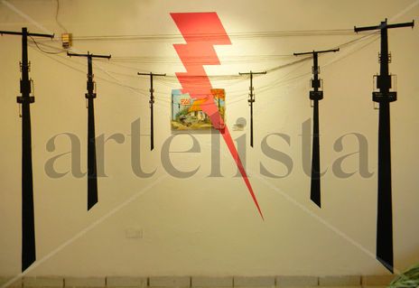 Pintura intervenida