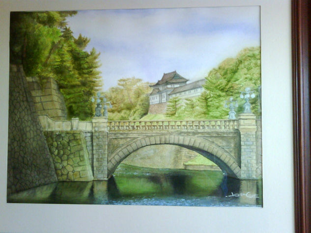 puente en tokyo Watercolour Paper Landscaping