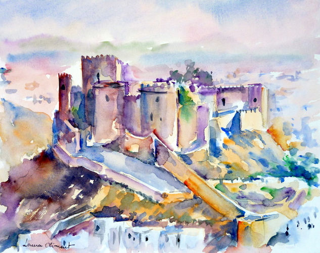 Almería. Alcazaba Watercolour Paper Landscaping