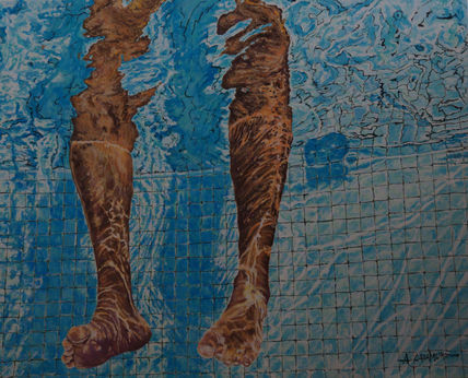 Pies bajo el agua