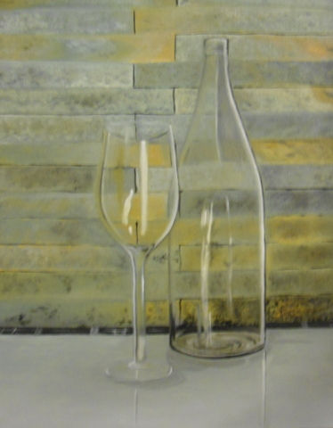 copa y botella