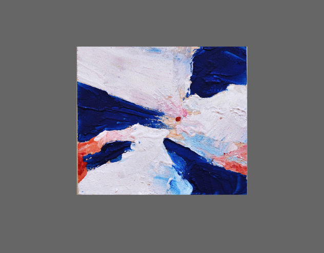 Abstracción, acrílico sobre madera