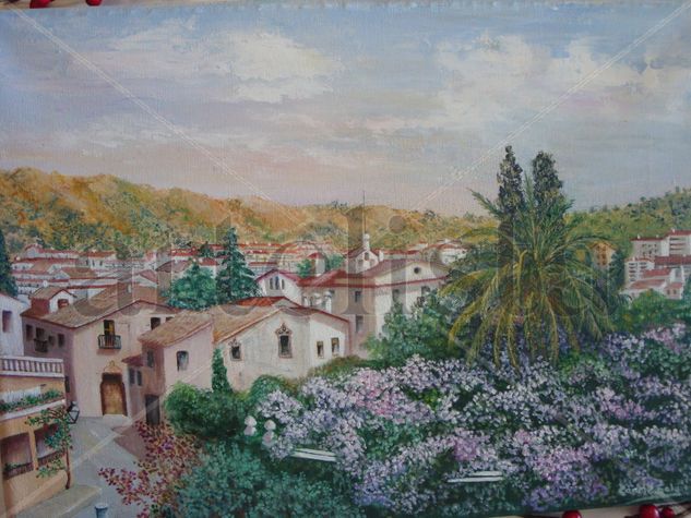 TIANA JARDINS LOLA ANGLADA Acrylic Canvas Landscaping