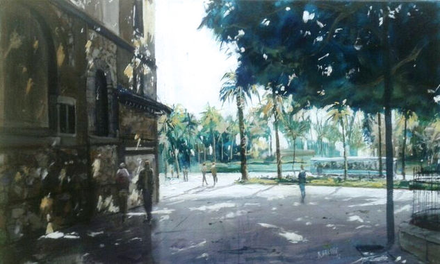 Correos Acrylic Canvas Landscaping