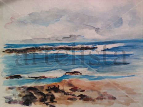 Playa con rocas