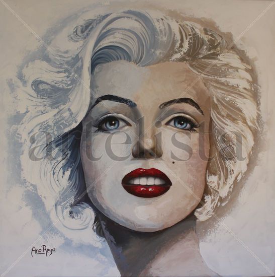 Marilyn Monroe Acrylic Textile Portrait