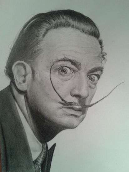 Retrato Salvador Dali Pencil