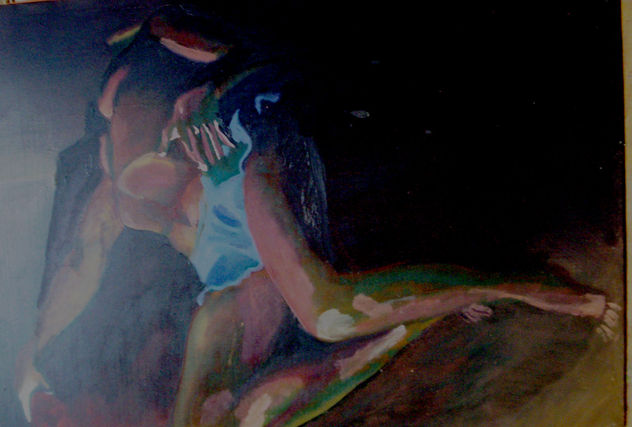 desnudo reclinado