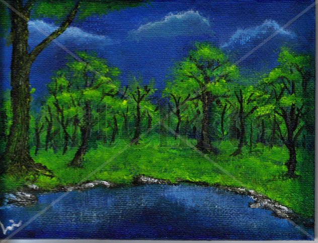 Arboles en la Noche