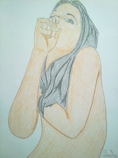 Silencio de mujer Pencil