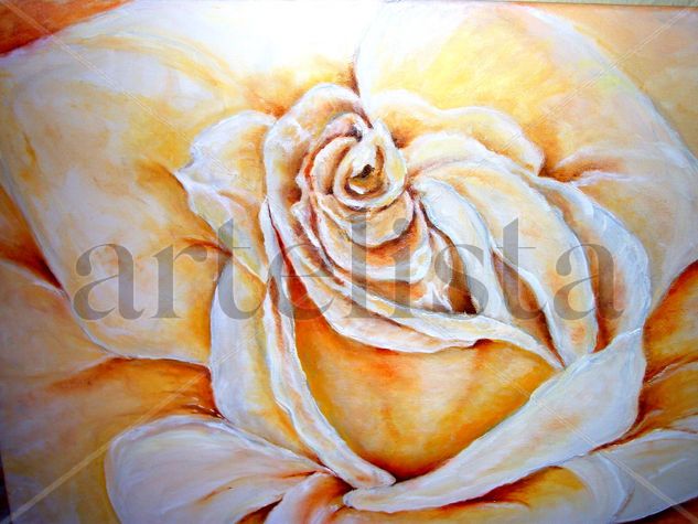 renacer Oil Canvas Floral Painting