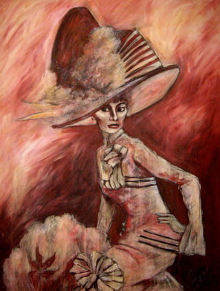 My fair lady Acrylic Panel Figure Painting