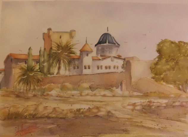 Santa Faz-Alicante Watercolour Paper Landscaping