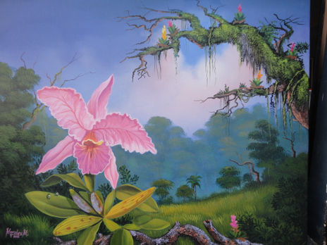 Tronco florecido