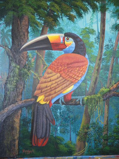 TUCAN Y SELVA Acrylic Canvas Landscaping