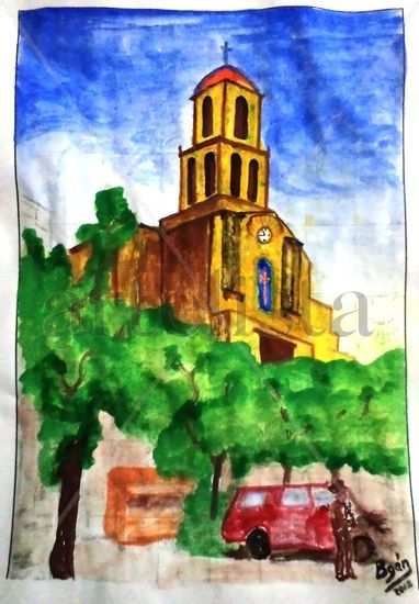 LA BASILICA LATERANENSE Watercolour Paper Others