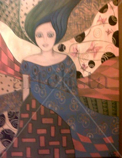 mujer 2012 Acrylic Canvas Figure Painting