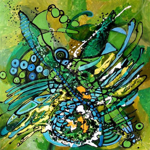 Abstract Dansul libelulei