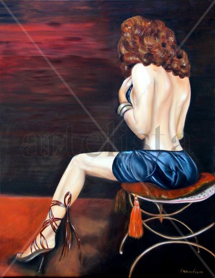 Charme Oil Canvas Figure Painting