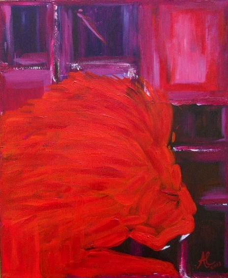 Leon rojo