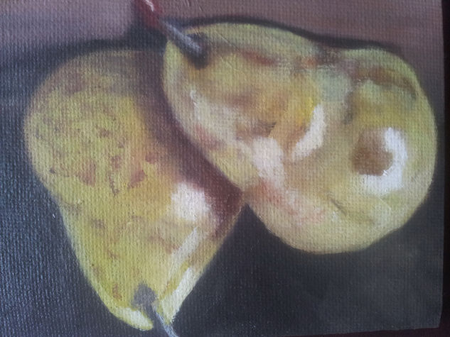 Peras Oil Panel Still Life Paintings