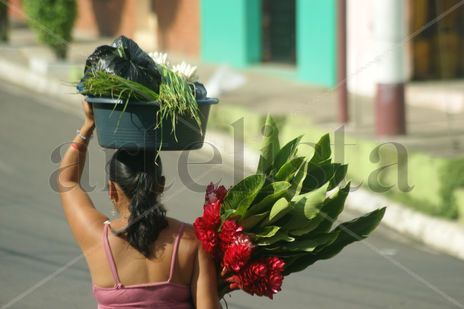 La vendedora