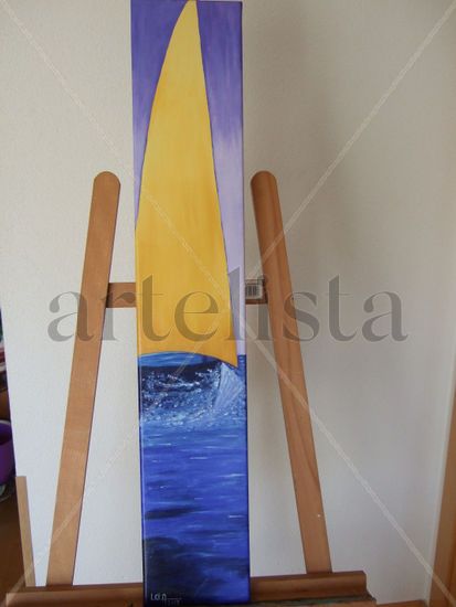 VELERO 1 Oil Canvas Marine Painting