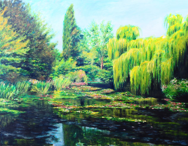 Jardín de Monet Oil Canvas Landscaping