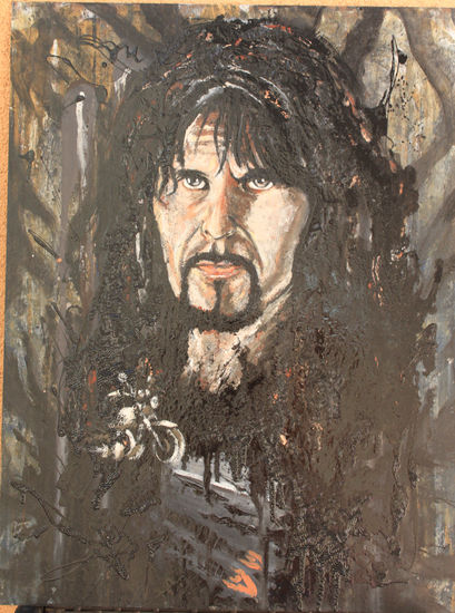 Steve Lee Oil Panel Portrait