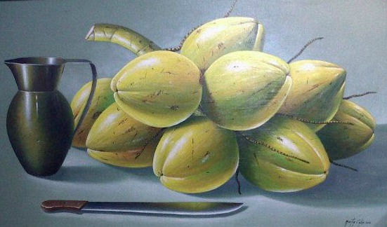 COCOS DE AGUA Oil Canvas Still Life Paintings