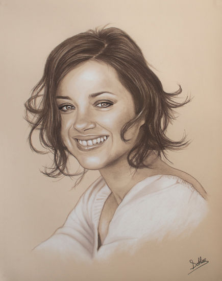 Marion Cotillard Charcoal