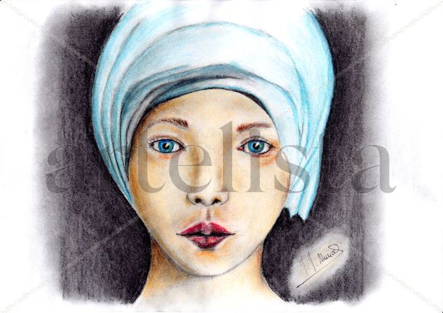 Ojos azules.