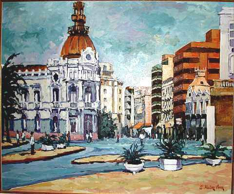 Ayuntamiento de Cartagena Oil Canvas Landscaping