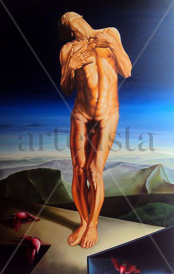 EL MARTIRIO DE SAN SEBASTIAN Oil Canvas Nude Paintings