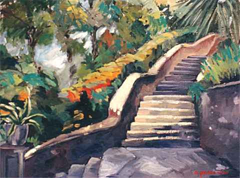 Escalera del parque Torres