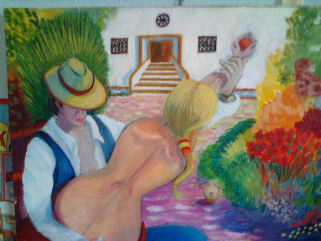 El tocador de señoras Oil Canvas Landscaping