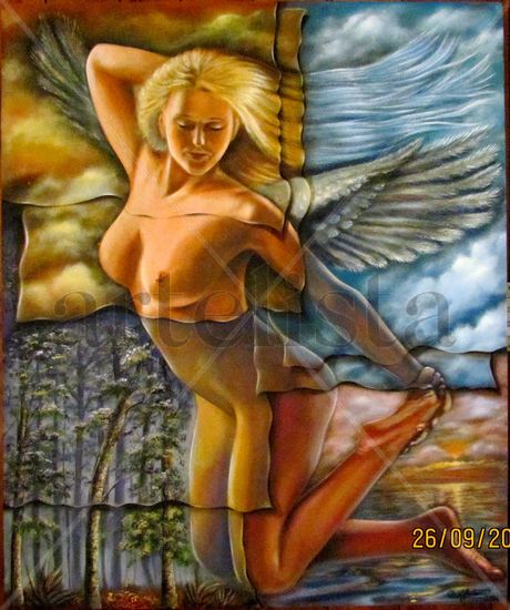 Angelita Acrylic Others Nude Paintings