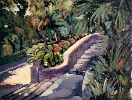 Escalera del parque...