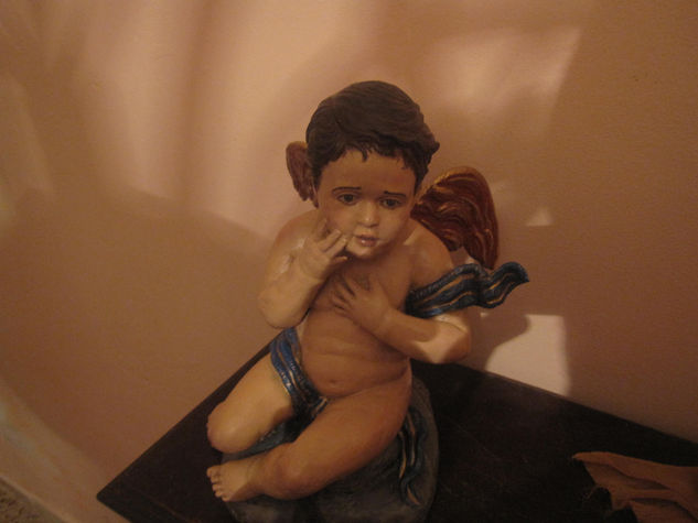 angelito 40cm en terracota Terracotta Figurative