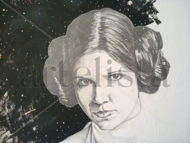 Princesa Leia (Detalle) Lápiz