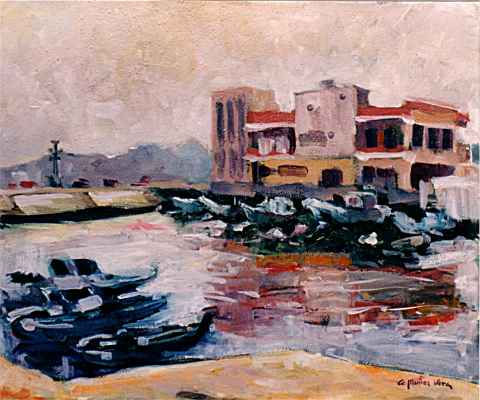 Embarcadero del antiguo club nautico Oil Canvas Landscaping