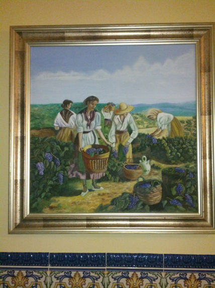 Mujeres vendimiando