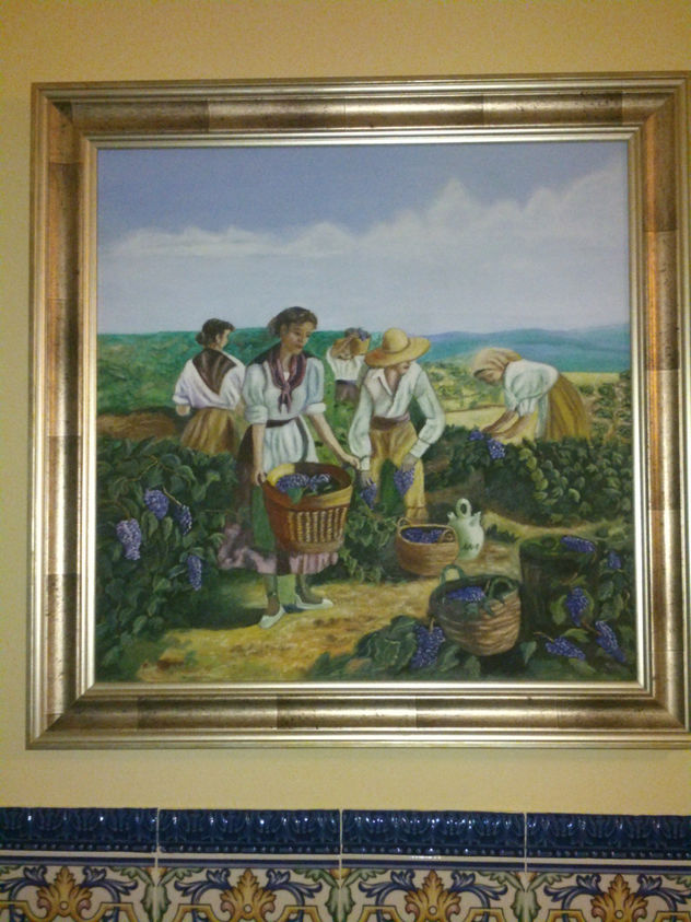 Mujeres vendimiando