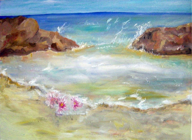 LO QUE DEJÓ EL MAR Oil Canvas Landscaping