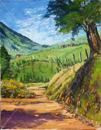 Alto de Birri Oil Canvas Landscaping