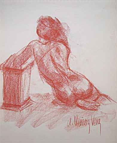 Desnudo 8 Graphite Card Sanguine