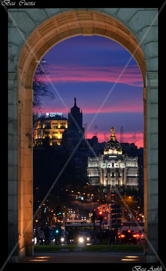 Madrid Atardecer Travel Color (Digital)