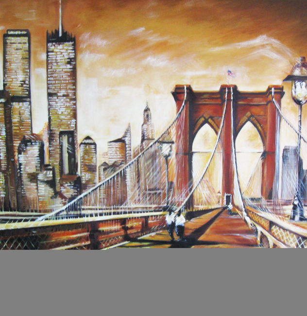 Torres desde el puente de Brooklyn