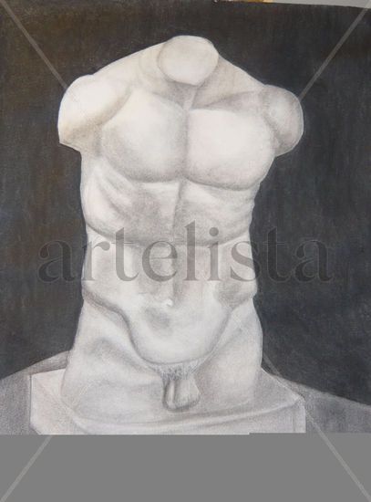 Desnudo Carboncillo