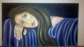 la dama en azul